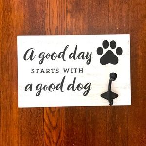 Hallmark Dog Lover Leash Hook Sign